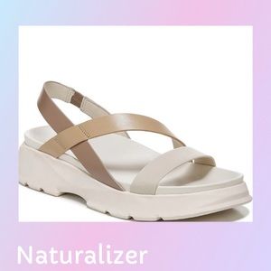 NATURALIZER Jubalee Block Sandals, worn a couple of time only.